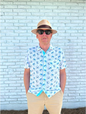 Blue Crabs Men's Festival Shirt Nola Tawk