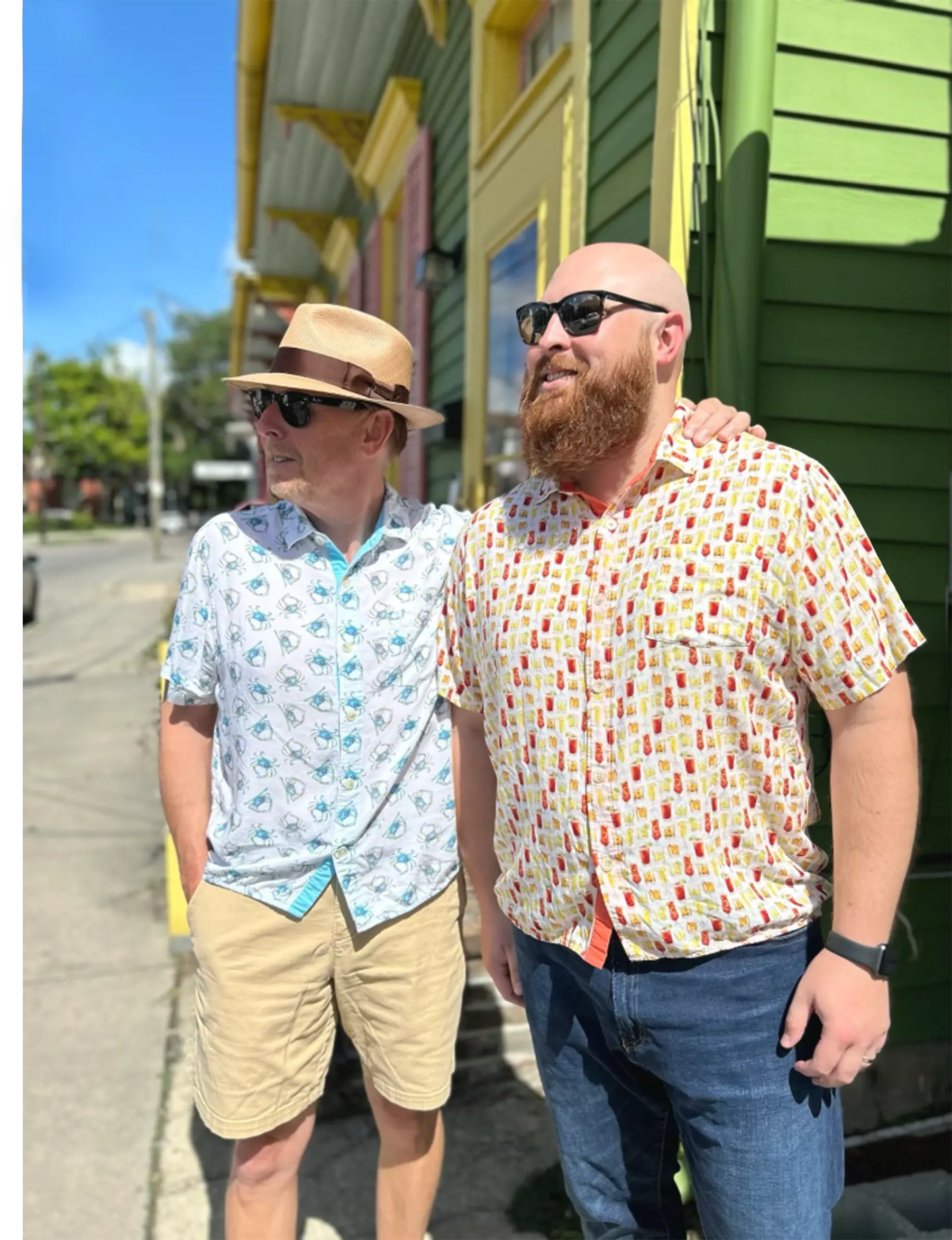 Blue Crabs Men's Festival Shirt Nola Tawk