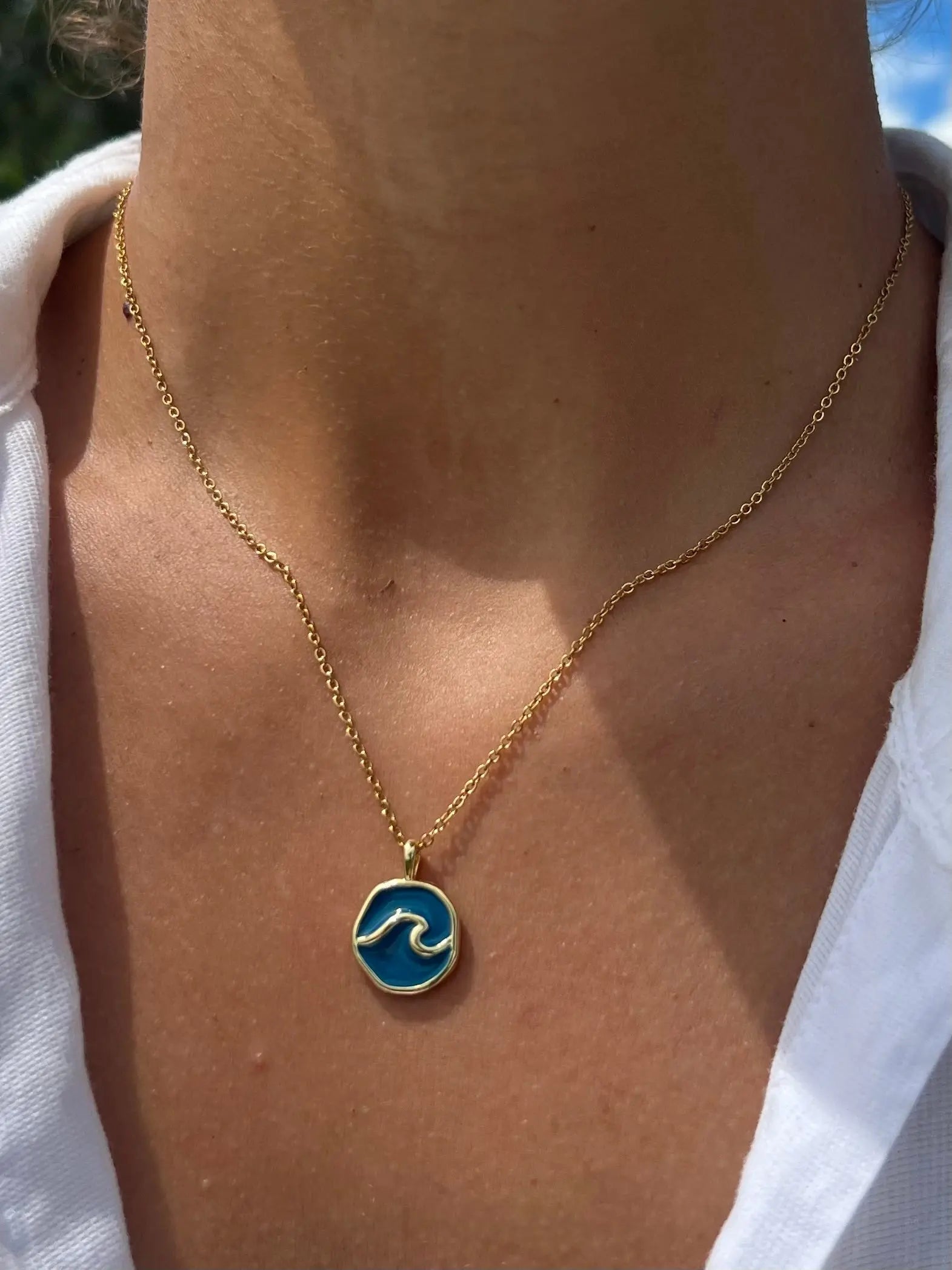 Blue Wave Necklace HALT