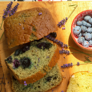 Blueberry & Lavender Bud Cake