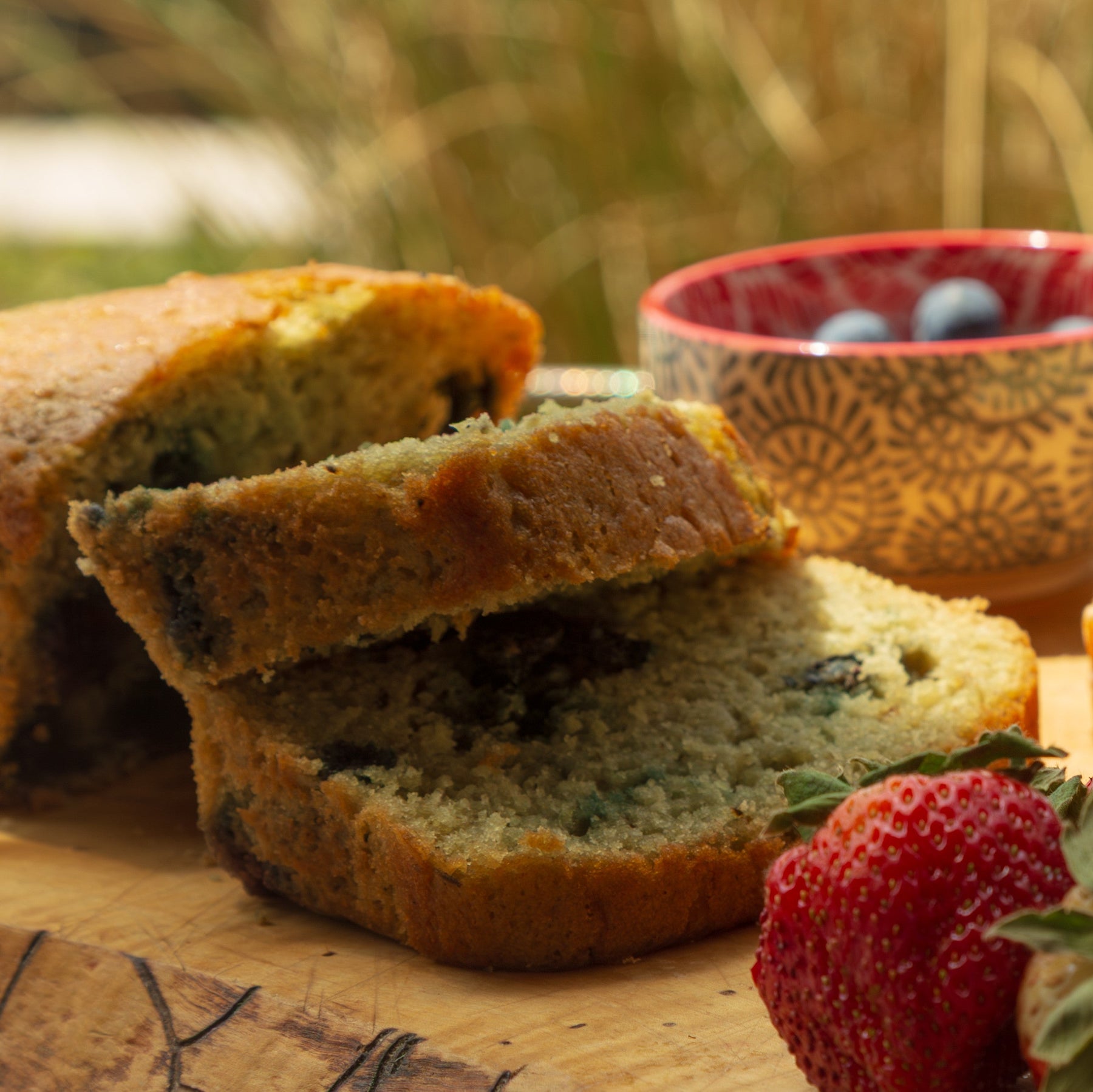 Blueberry & Lavender Bud Cake