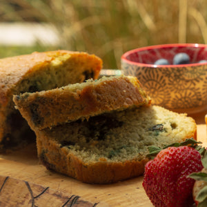 Blueberry & Lavender Bud Cake - Gluten Free
