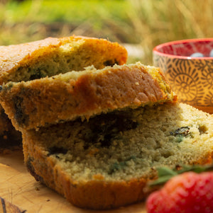 Blueberry & Lavender Bud Cake - Vegan