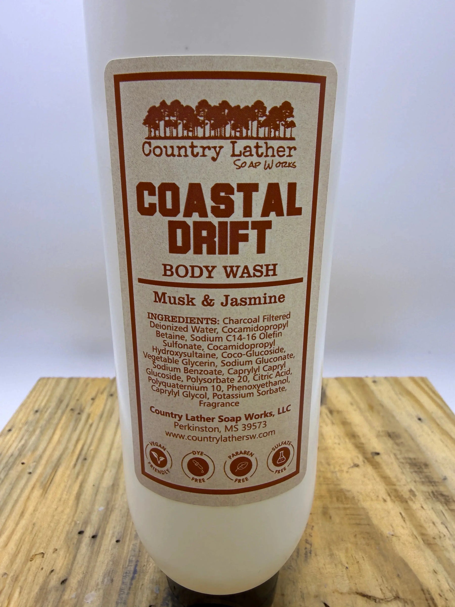 Bonafide body wash by Country Lather Soap Works