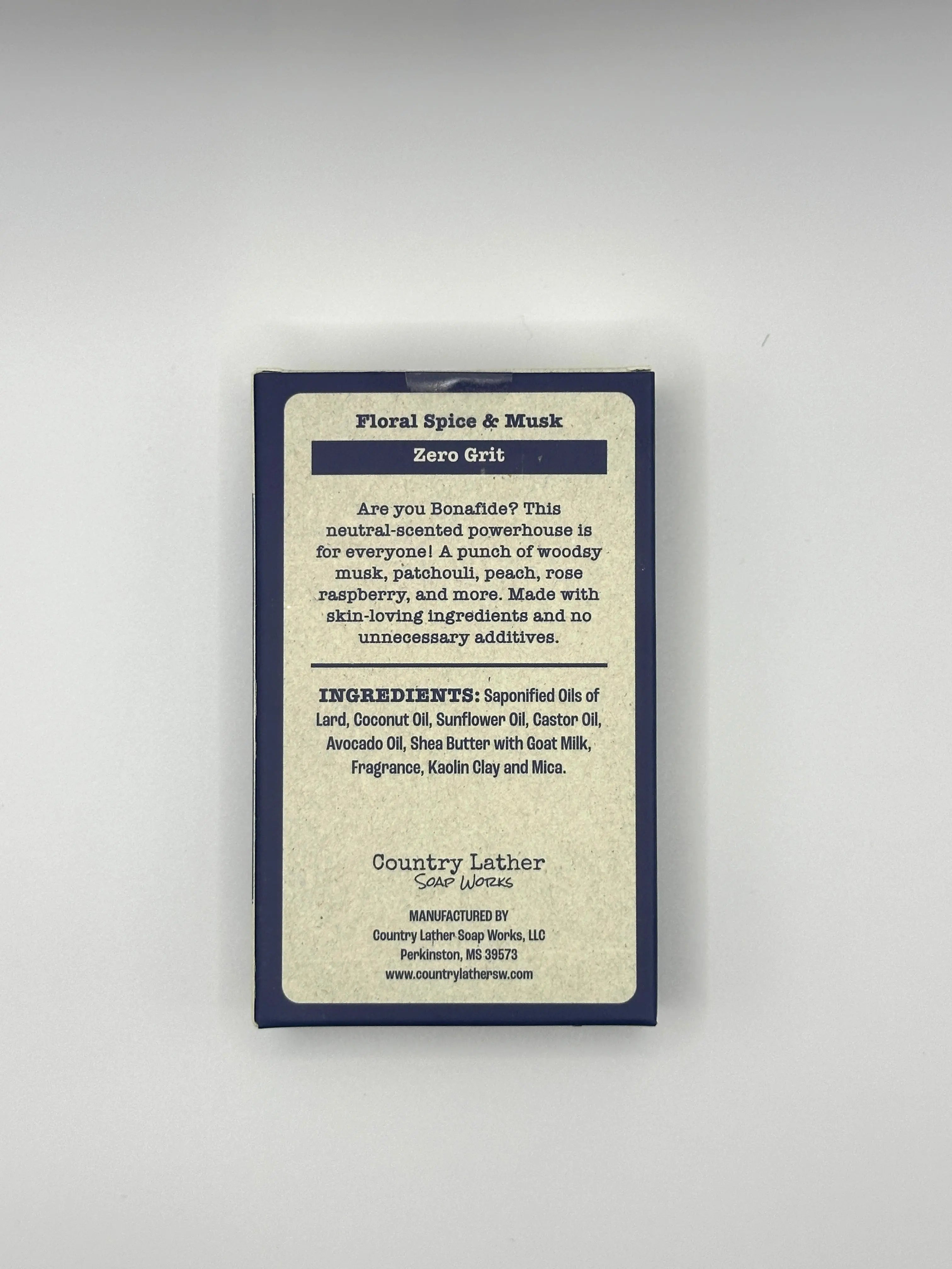 Bonafide soap bar with clean balanced scent