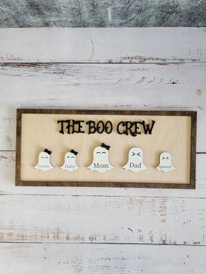 Boo Family Ghost  Sign EverLee Creations