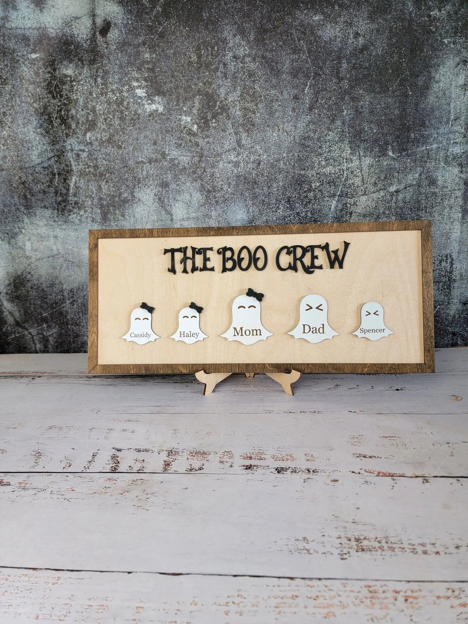Boo Family Ghost  Sign EverLee Creations