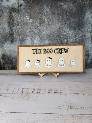 Boo Family Ghost  Sign EverLee Creations