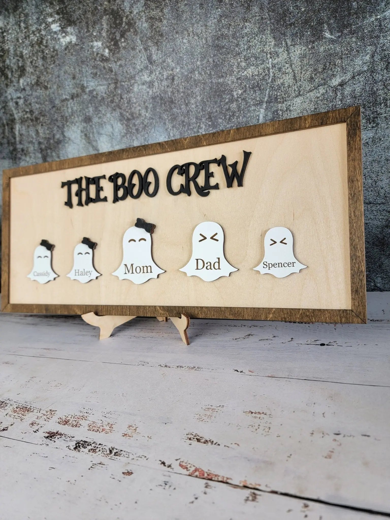 Boo Family Ghost  Sign EverLee Creations