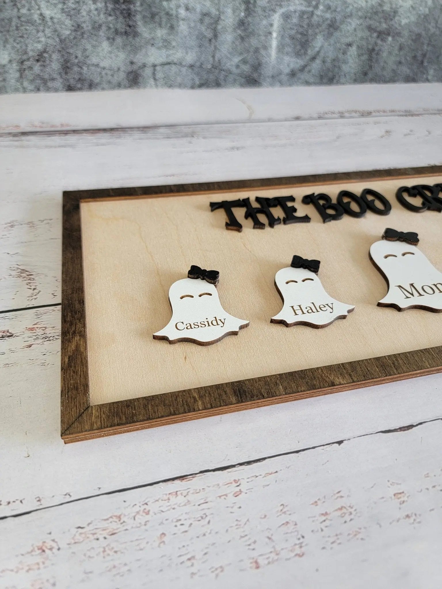 Boo Family Ghost  Sign EverLee Creations