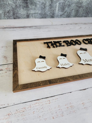 Boo Family Ghost  Sign EverLee Creations