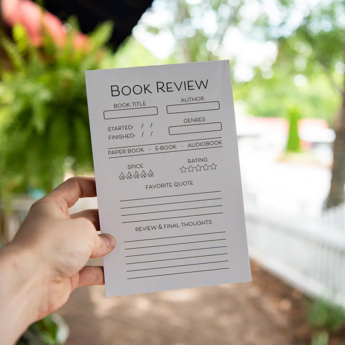 Book Review Notepad Still Magnolia