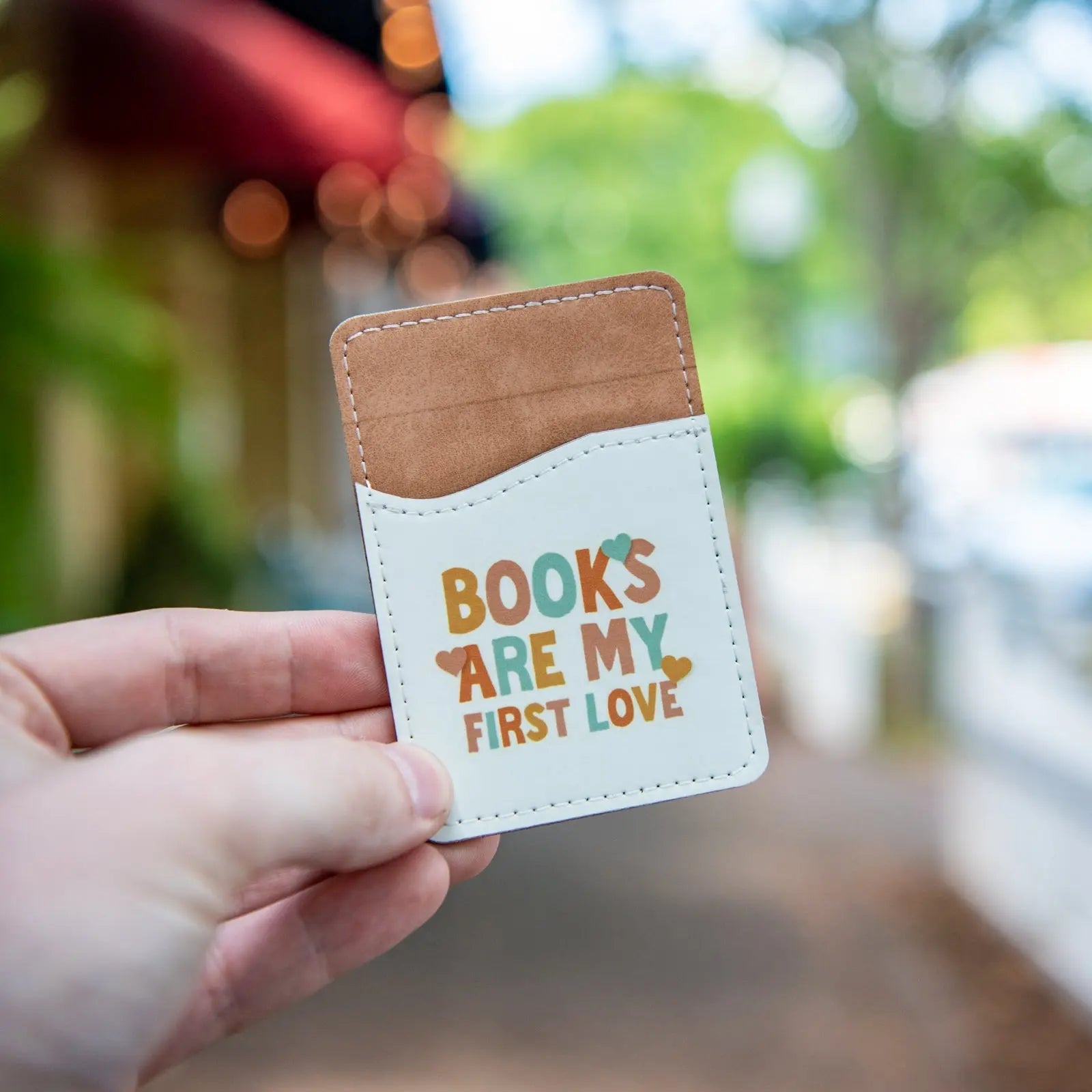 Books Are My First Love - Phone Wallet Still Magnolia