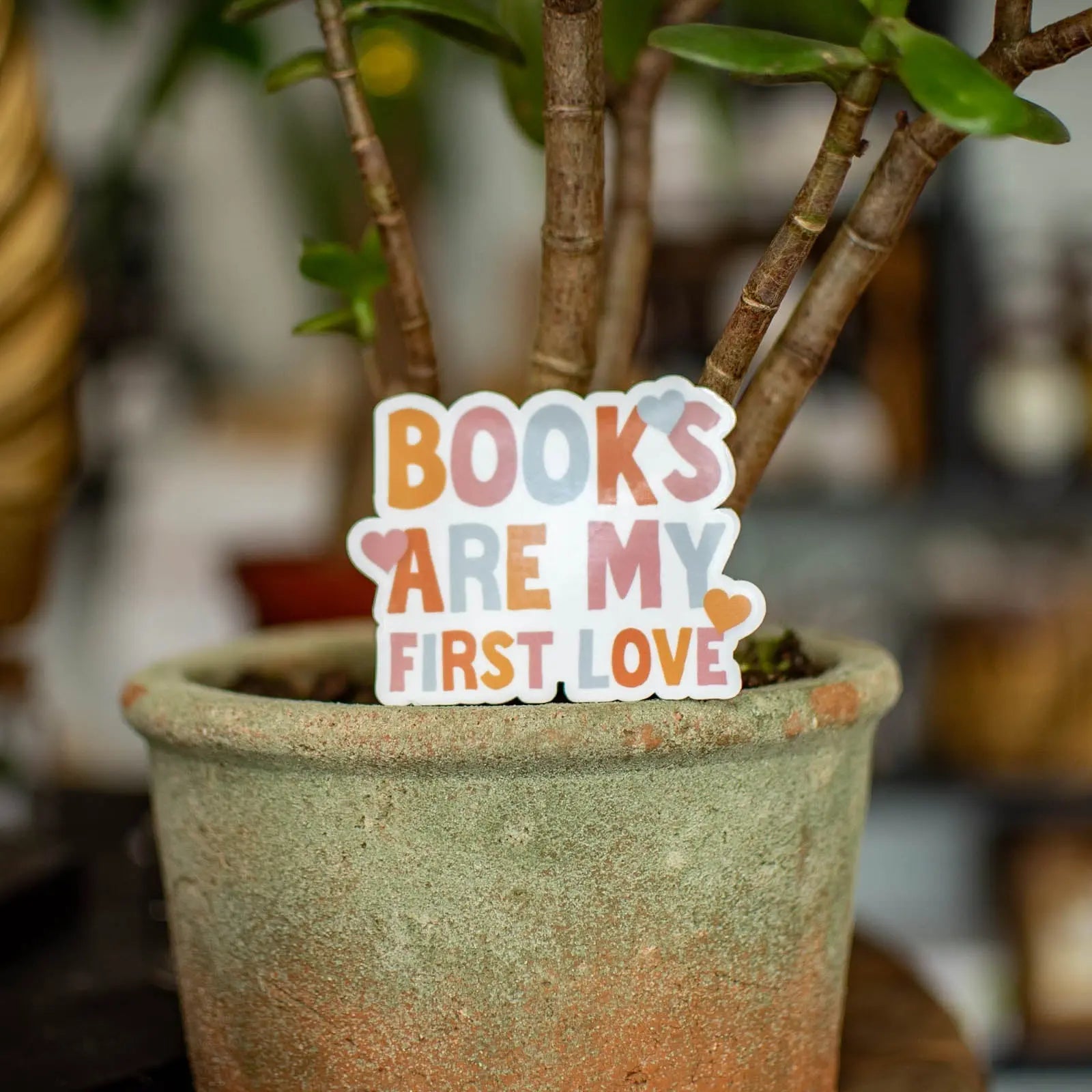 Books are my First Love - Sticker Still Magnolia
