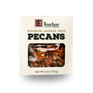 Bourbon Smoked Pecans box from Bourbon Barrel Foods for snacks and gifts