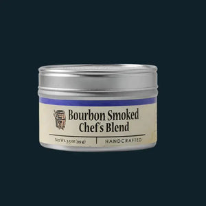 Bourbon Barrel Foods Chef's Blend smoked seasoning for meat and vegetables