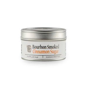 Bourbon Smoked Cinnamon Sugar tin from Bourbon Barrel Foods