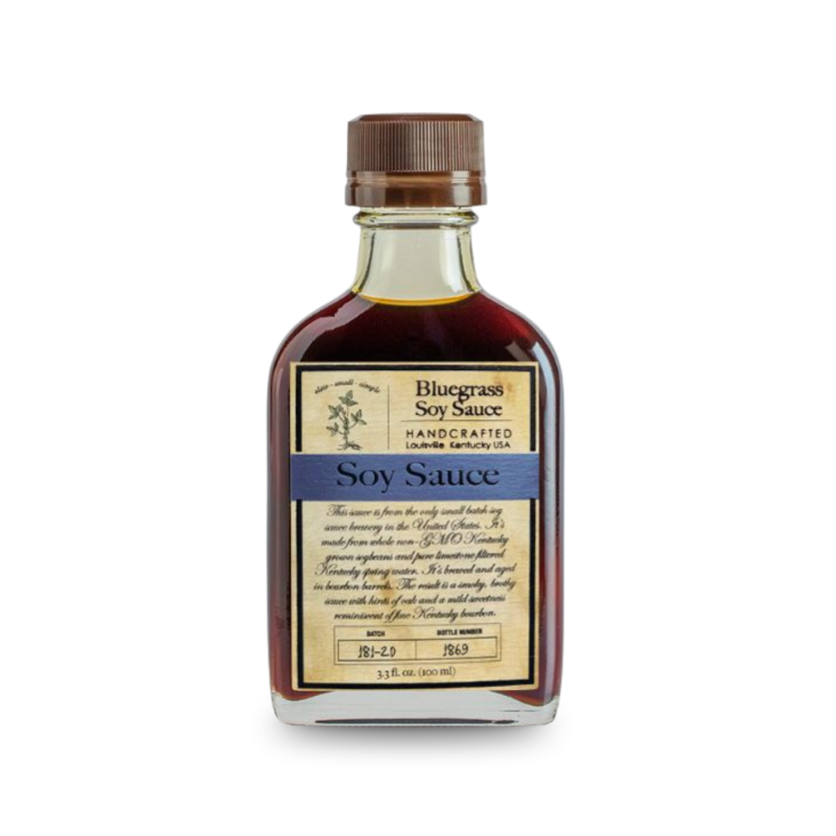 Bluegrass Soy Sauce by Bourbon Barrel Foods, Southern food gift main product photo