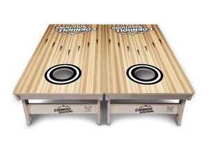 Bowling Black Logo Cornhole Boards - Professional Tournament Series Cornhole Solutions