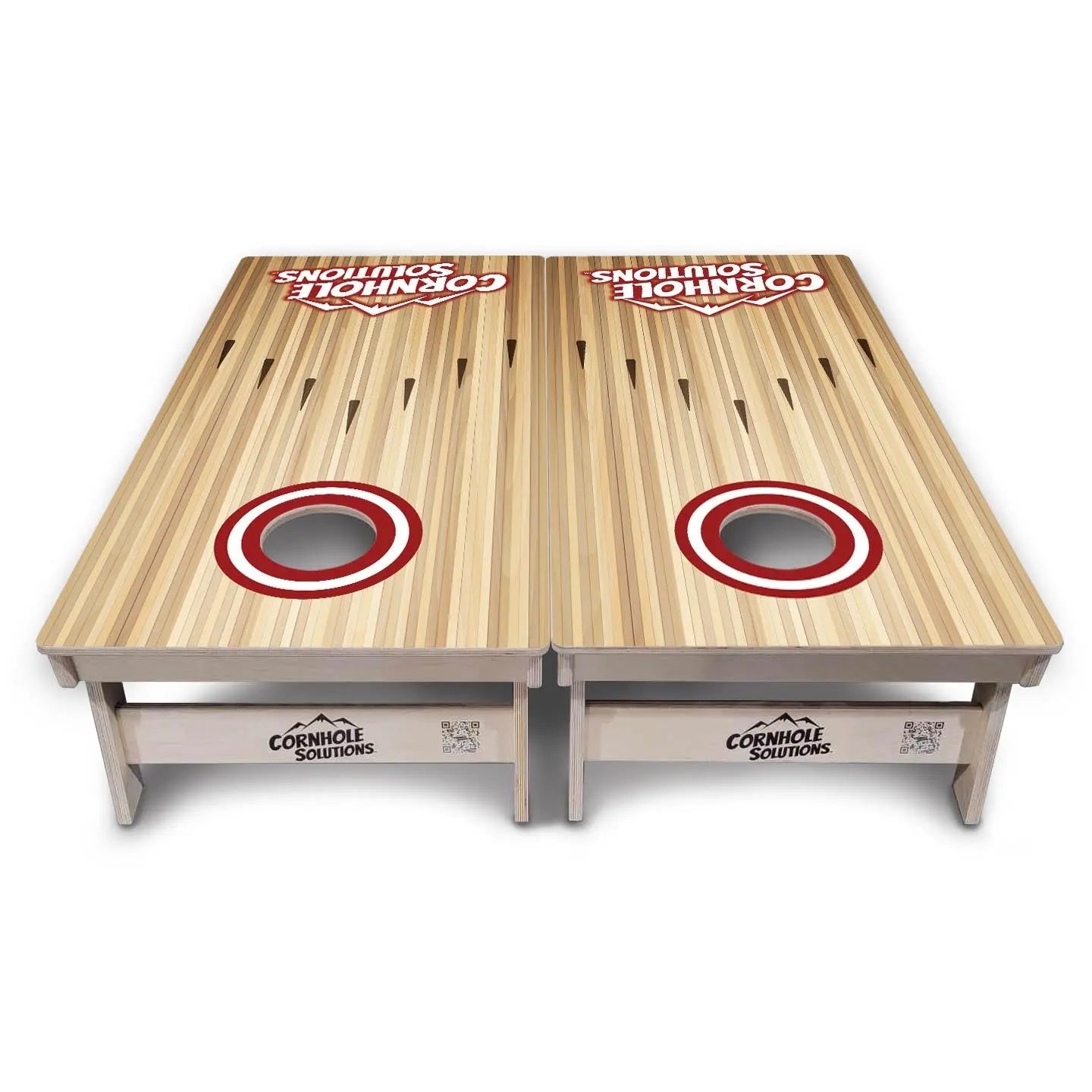 Bowling CS Logo Cornhole Boards - Professional Tournament Series