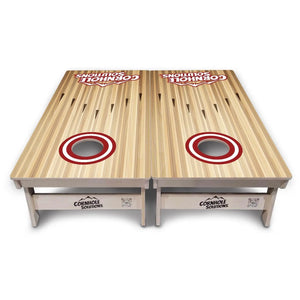 Bowling CS Logo Cornhole Boards - Professional Tournament Series