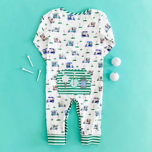 Boys Fairway Golf Romper Seven Lantern Lane