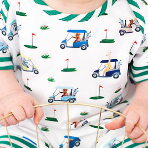Boys Fairway Shortie Golf Romper Seven Lantern Lane