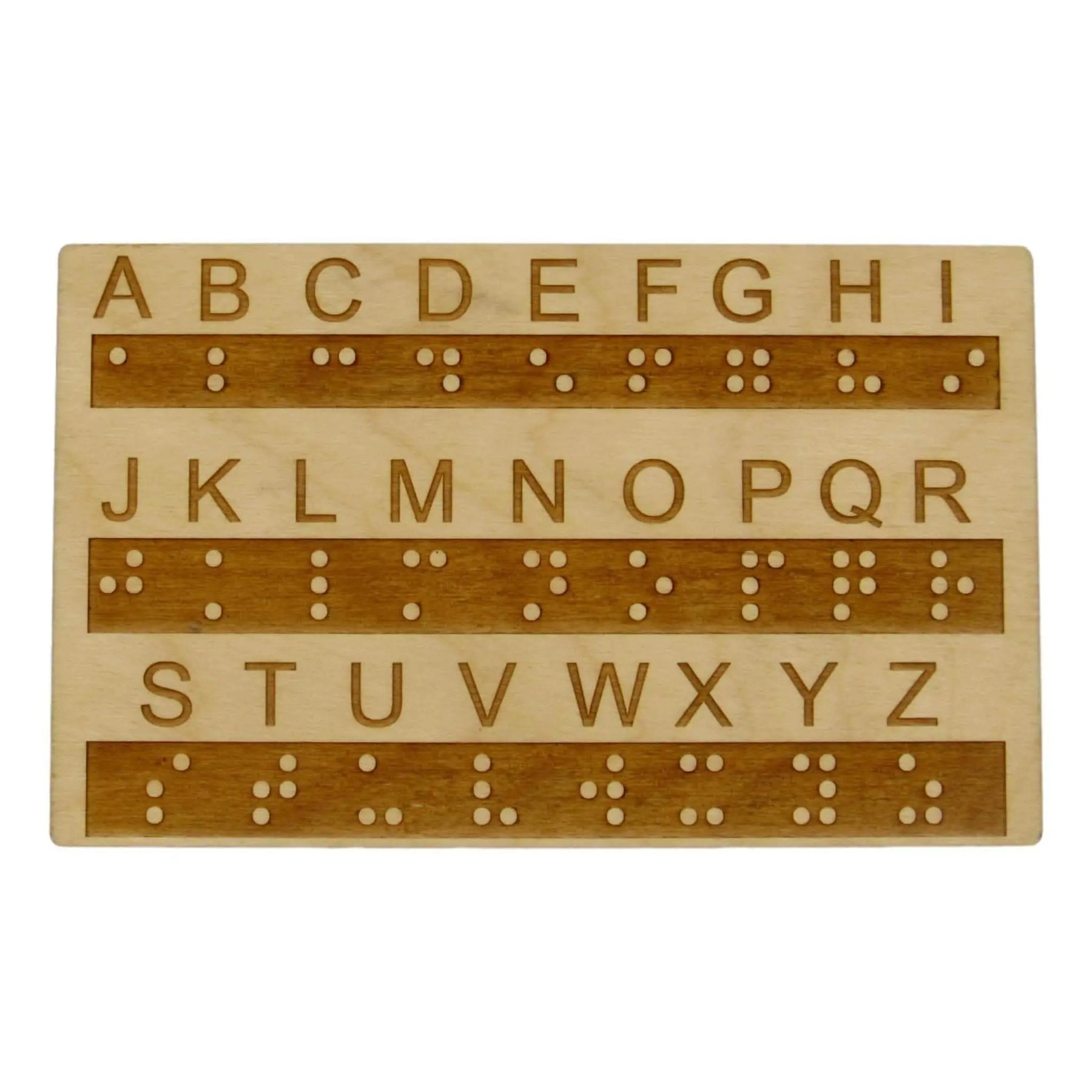 Braille Alphabet Board, Tactile Raised Dots, Made in the USA Creative Escape Rooms