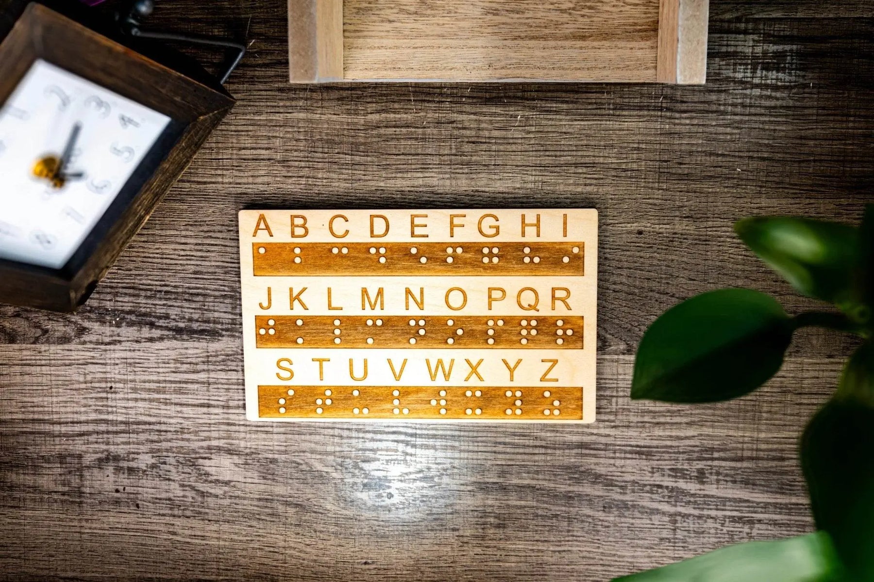 Braille Alphabet Board, Tactile Raised Dots, Made in the USA Creative Escape Rooms