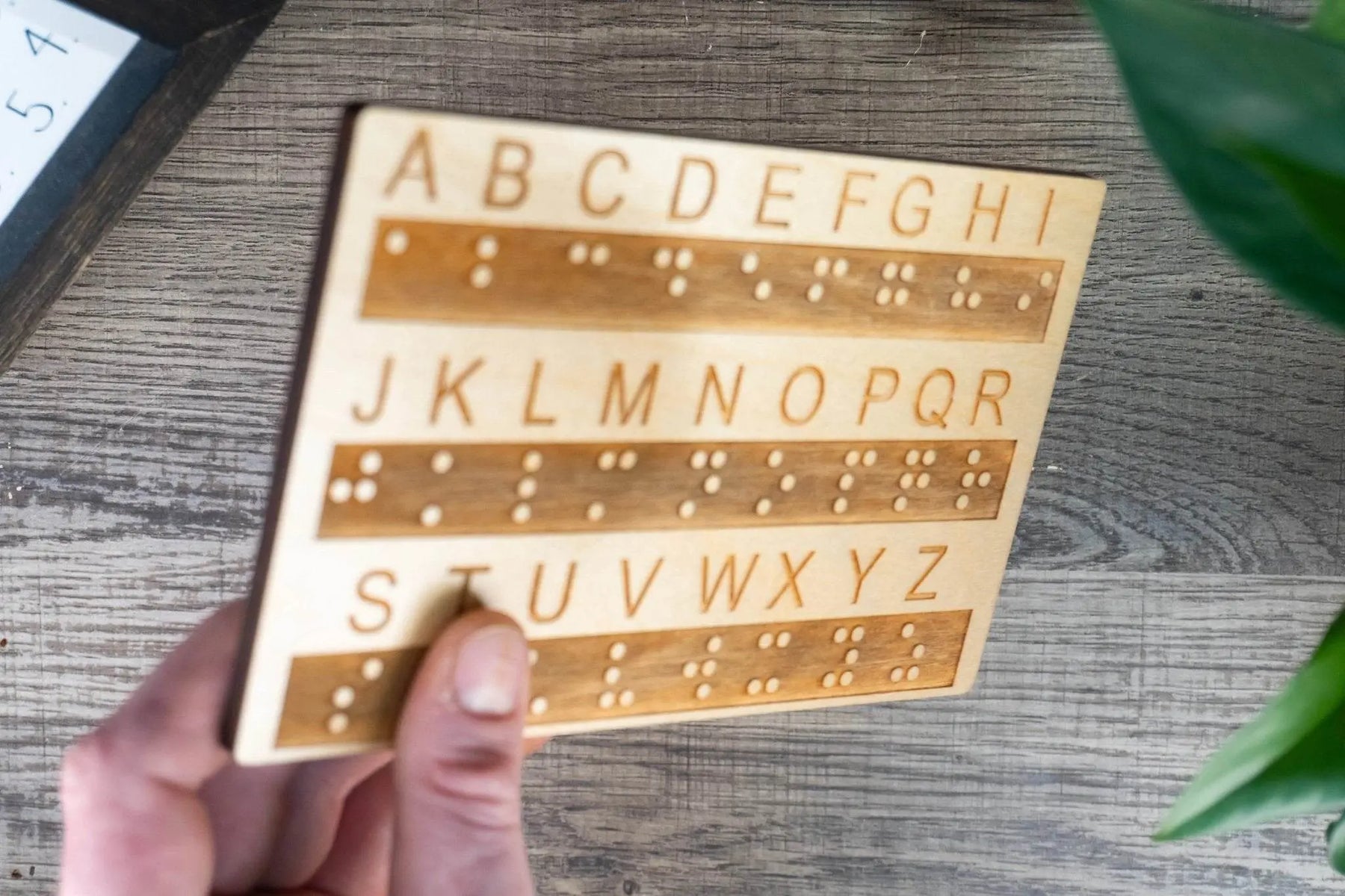 Braille Alphabet Board, Tactile Raised Dots, Made in the USA Creative Escape Rooms