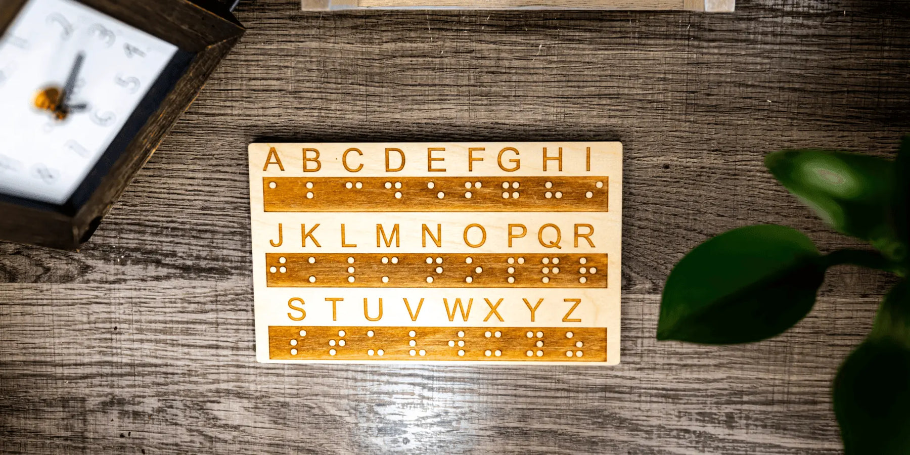 Braille Alphabet Board, Tactile Raised Dots, Made in the USA Creative Escape Rooms