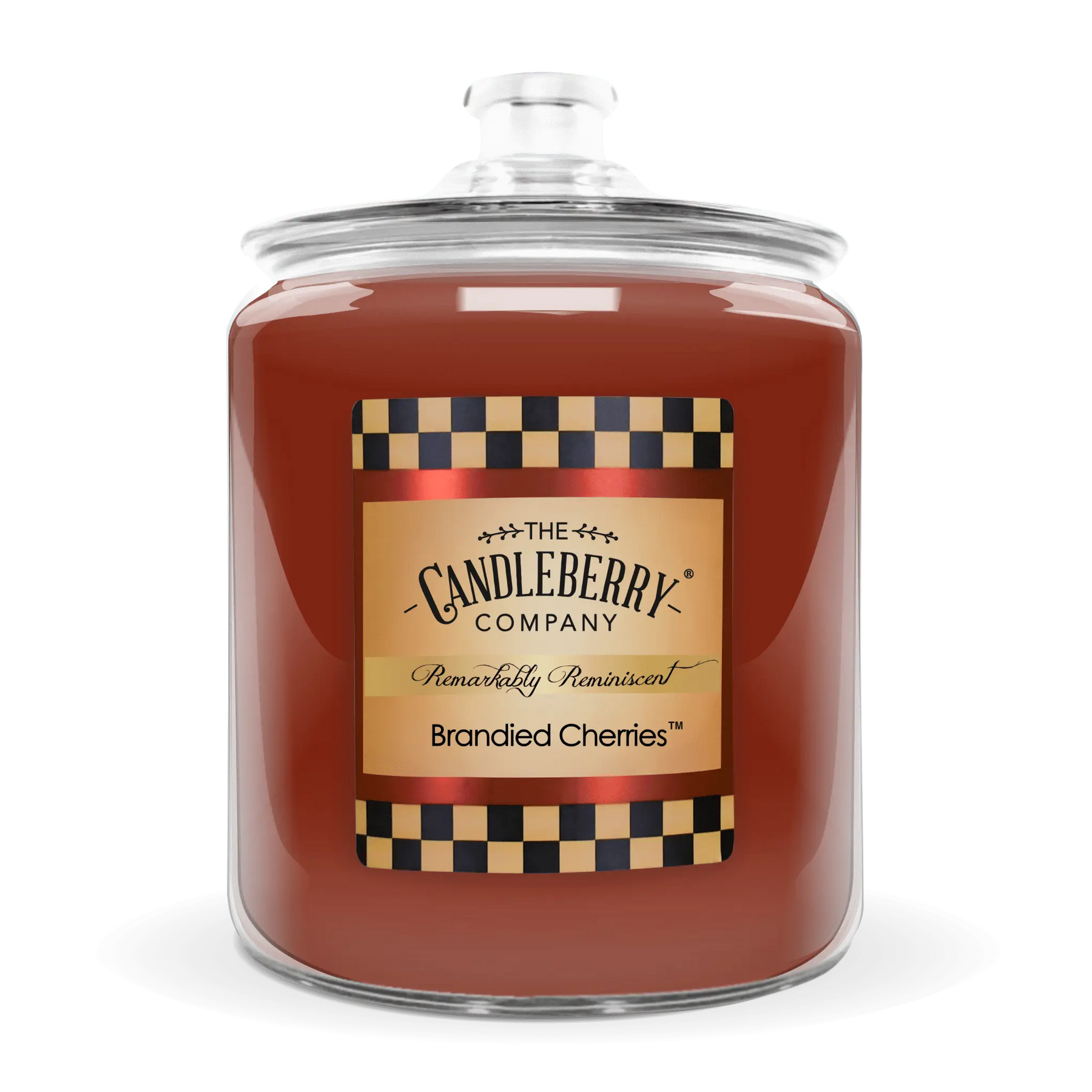 Brandied Cherries™, 4 - Wick, Cookie Jar Candle (Collective) The Candleberry® Candle Company