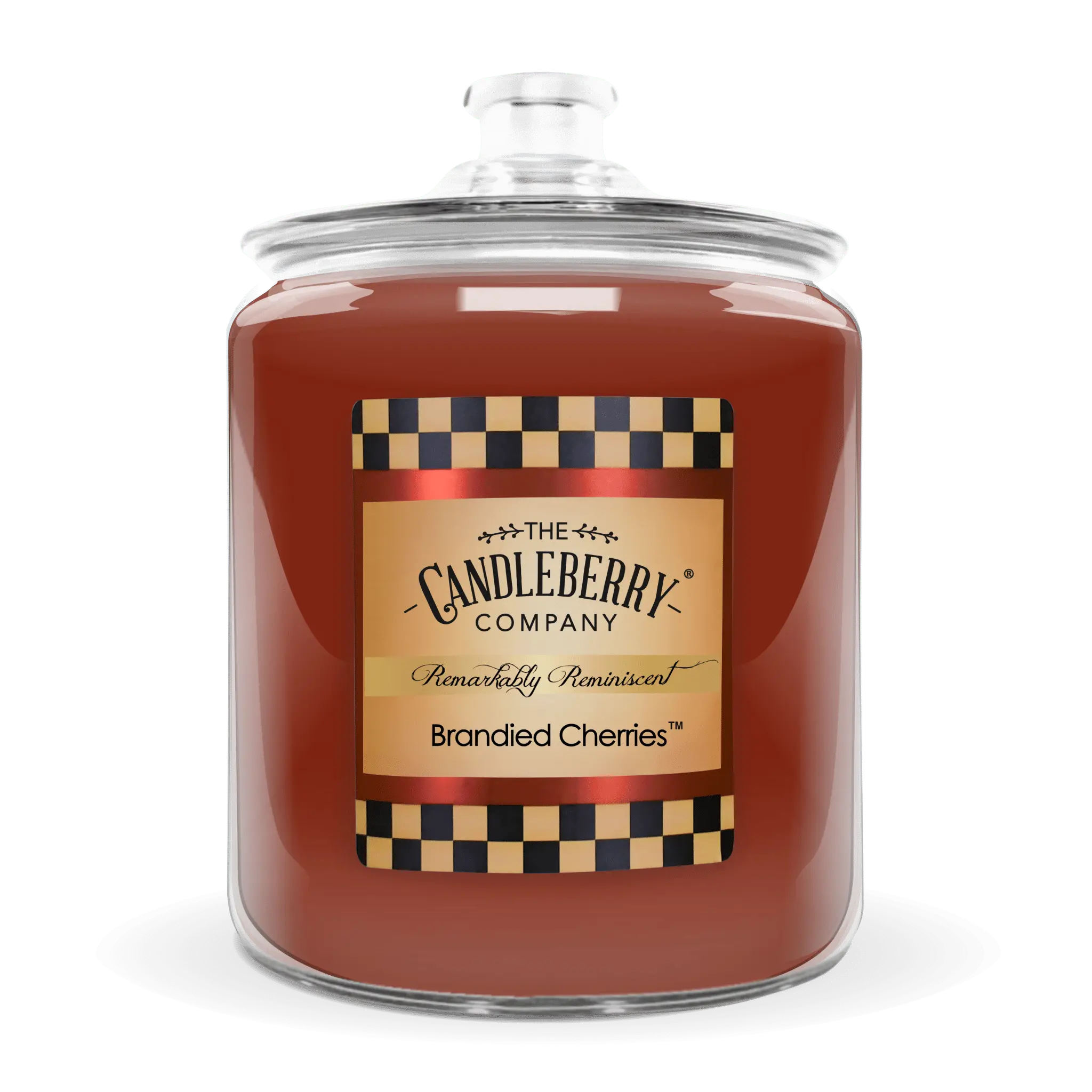Brandied Cherries™, 4 - Wick, Cookie Jar Candle (Collective) The Candleberry® Candle Company