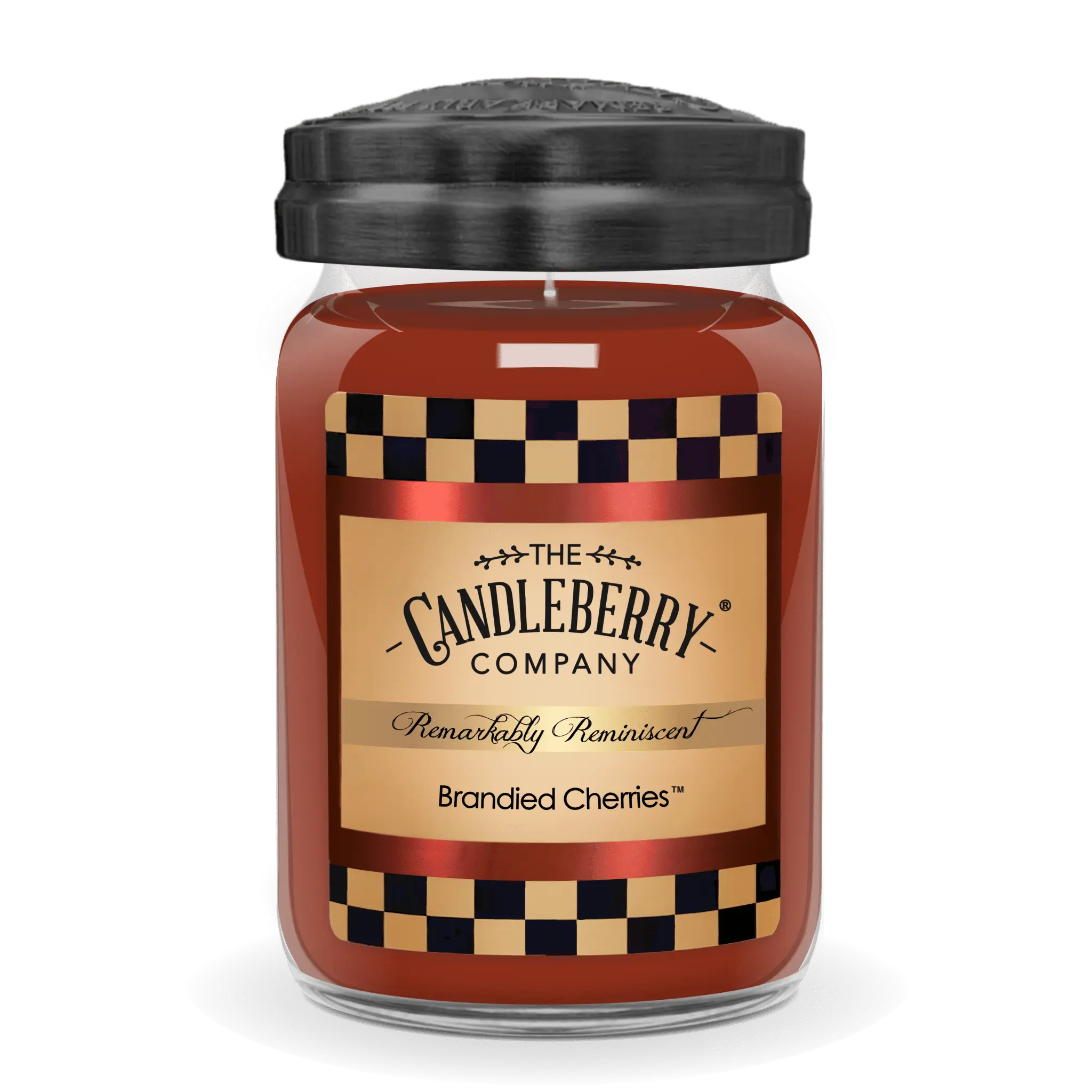 Brandied Cherries™, Large Jar Candle (Collective) The Candleberry® Candle Company