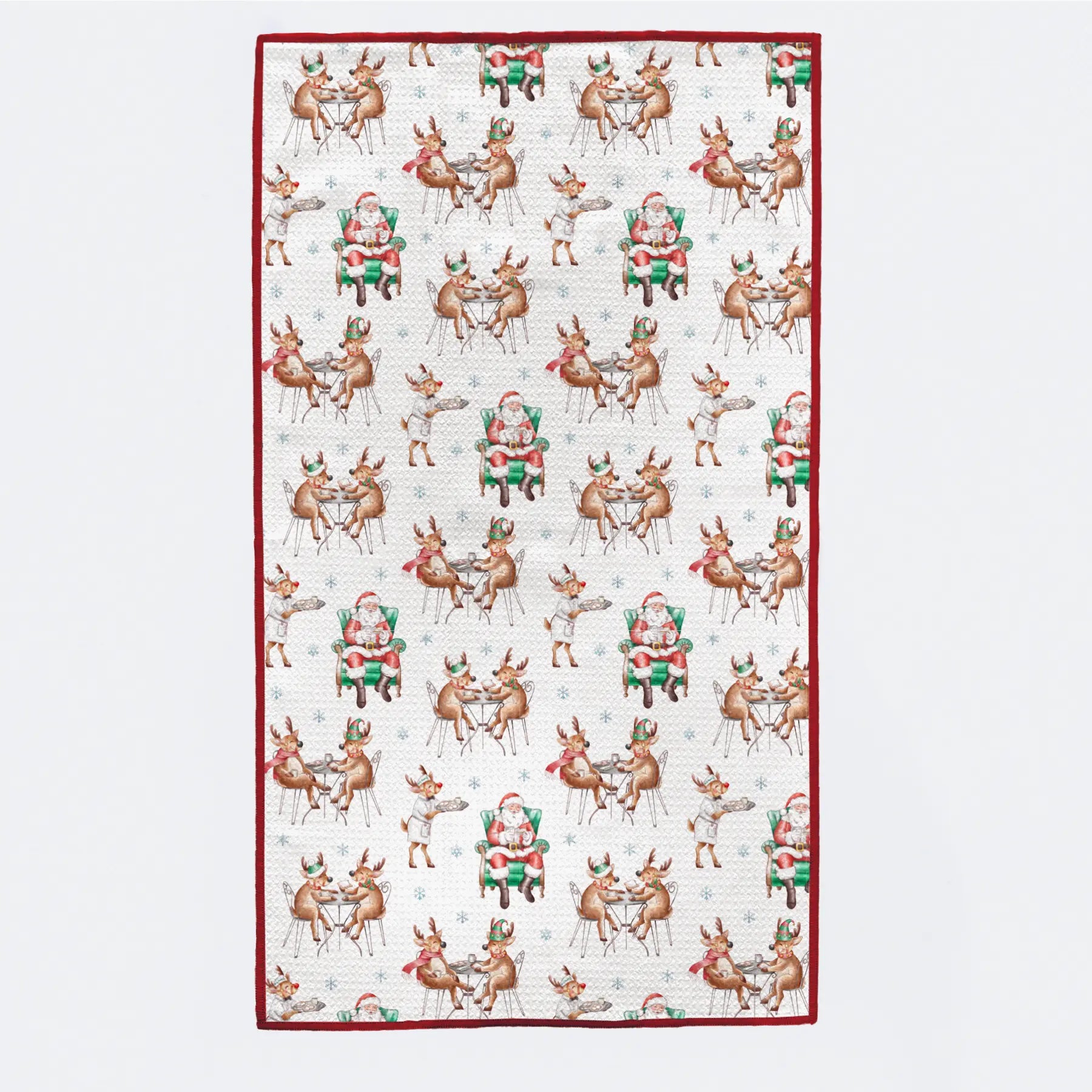 Breakfast with Santa Kitchen Towel Nola Tawk