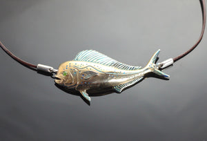 Bronze Mahi-Mahi Necklace-BRS1004