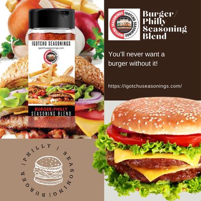 Igotchu Burger Philly seasoning by Igotchu Seasonings, Southern food gift detail photo 6