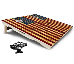 Burnt Color Flag Cornhole Boards - Pro Solution Elite Series Cornhole Solutions