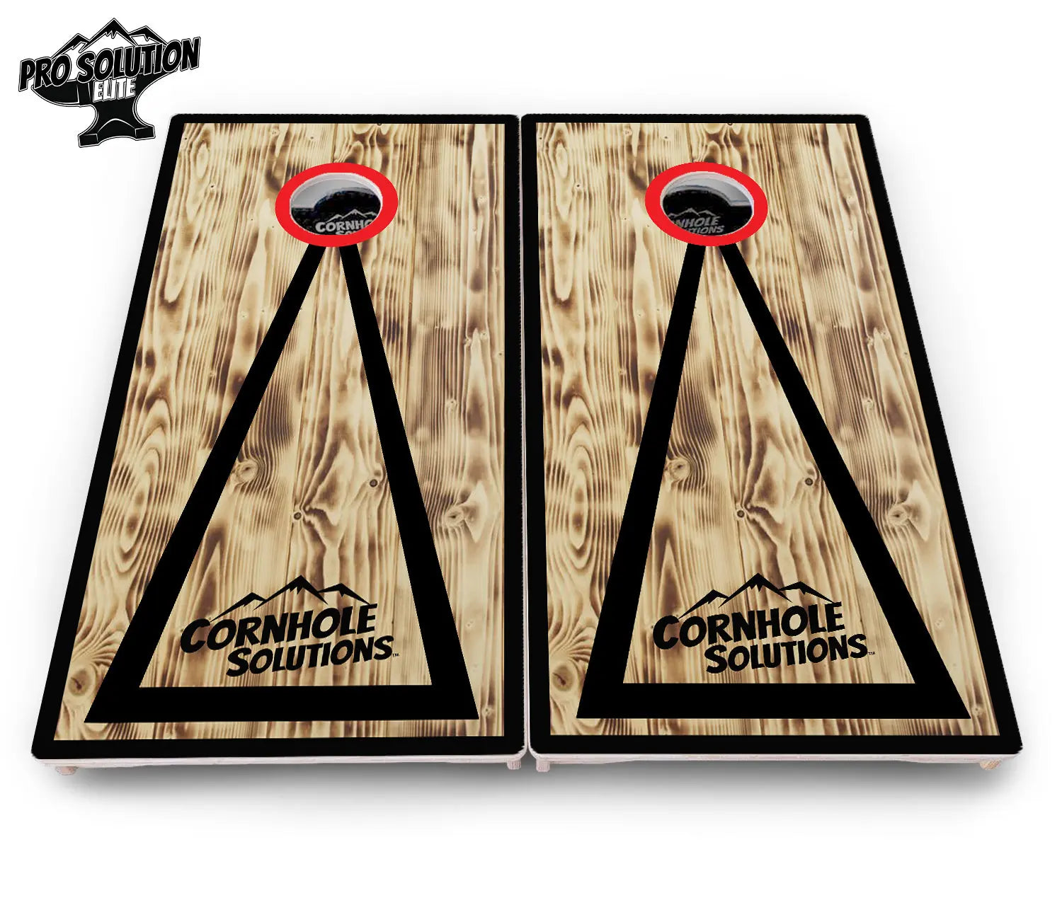 Burnt Triangle Cornhole Boards - Pro Solution Elite Series Cornhole Solutions