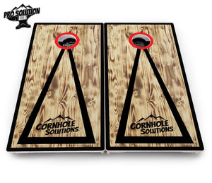 Burnt Triangle Cornhole Boards - Pro Solution Elite Series Cornhole Solutions