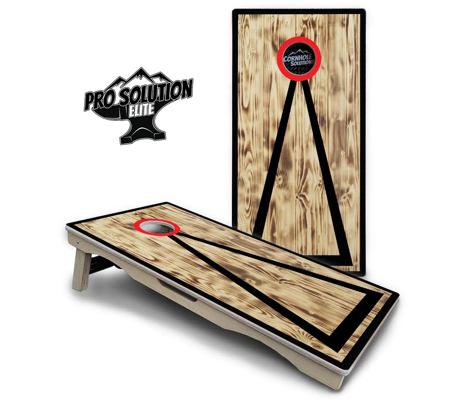 Burnt Triangle Cornhole Boards - Pro Solution Elite Series Cornhole Solutions