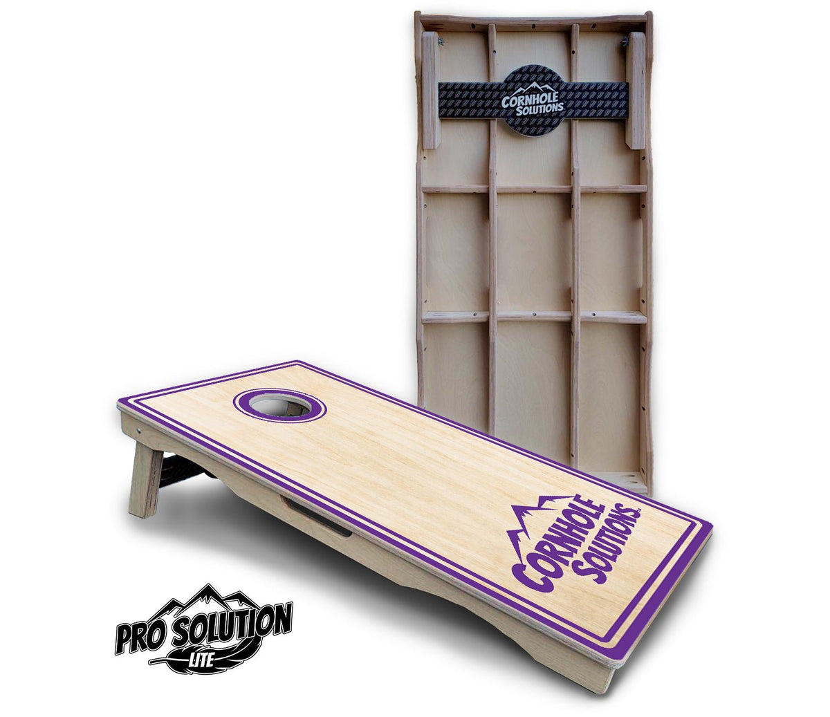 Pinstripe CS Logo Cornhole Boards – Pro Lite or Pro Elite