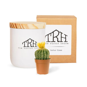Cactus Bloom Candle The Rustic House