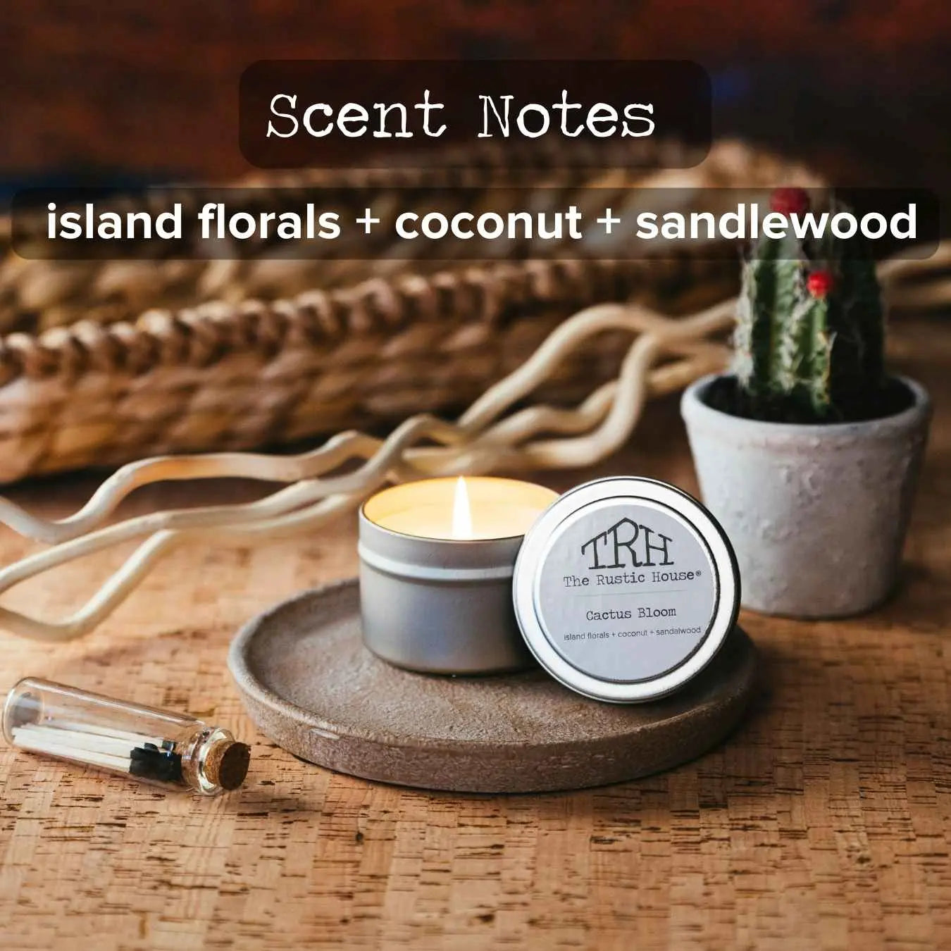 Cactus Bloom Travel Tin The Rustic House