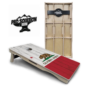 California Flag Cornhole Boards - Pro Solution Elite Series Cornhole Solutions