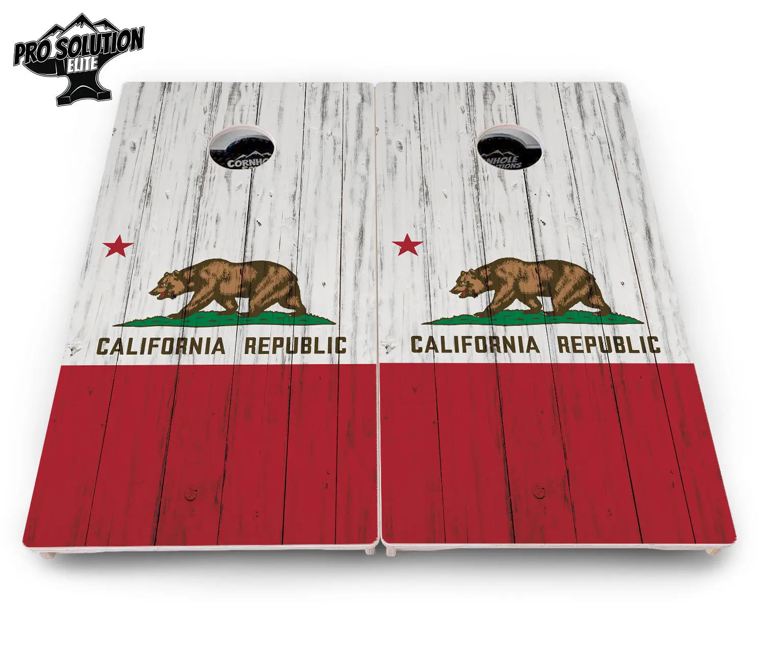 California Flag Cornhole Boards - Pro Solution Elite Series Cornhole Solutions