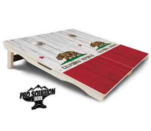California Flag Cornhole Boards - Pro Solution Elite Series Cornhole Solutions