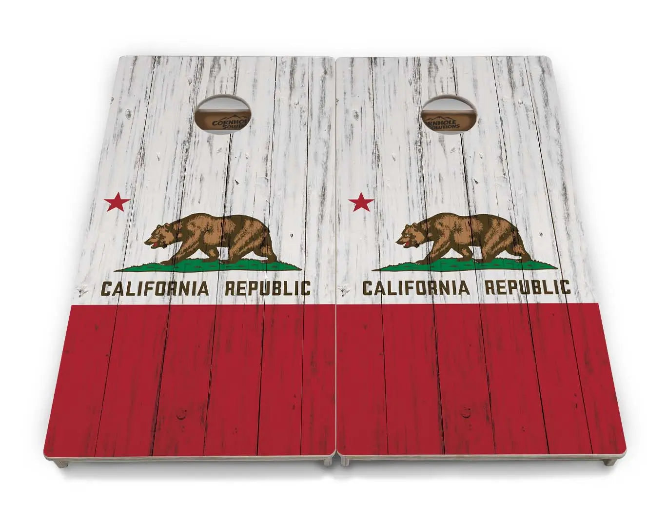 California Flag Cornhole Boards - Professional Tournament Series Cornhole Solutions