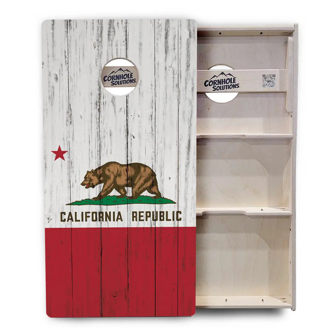 California Flag Cornhole Boards - Professional Tournament Series Cornhole Solutions