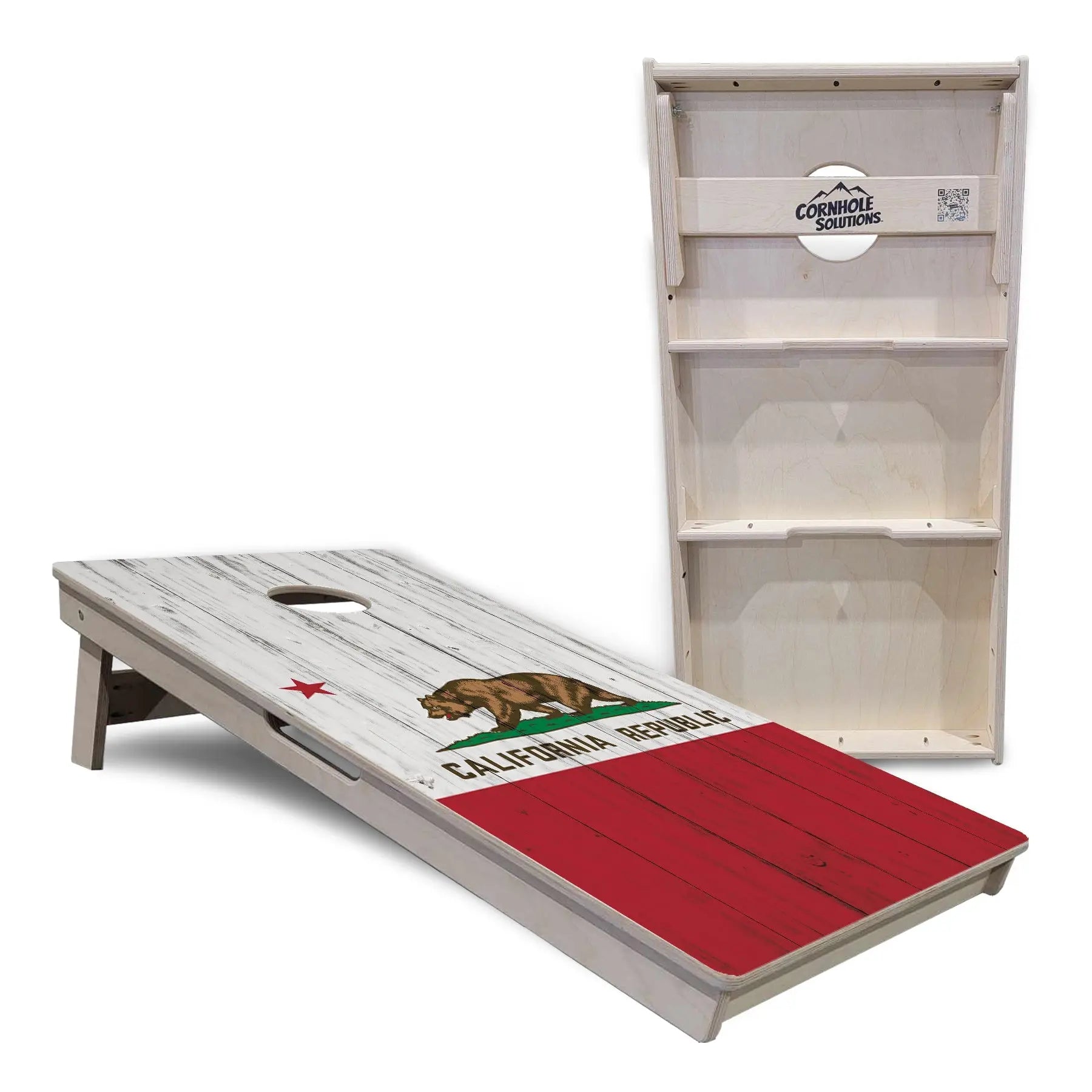 California Flag Cornhole Boards - Professional Tournament Series Cornhole Solutions